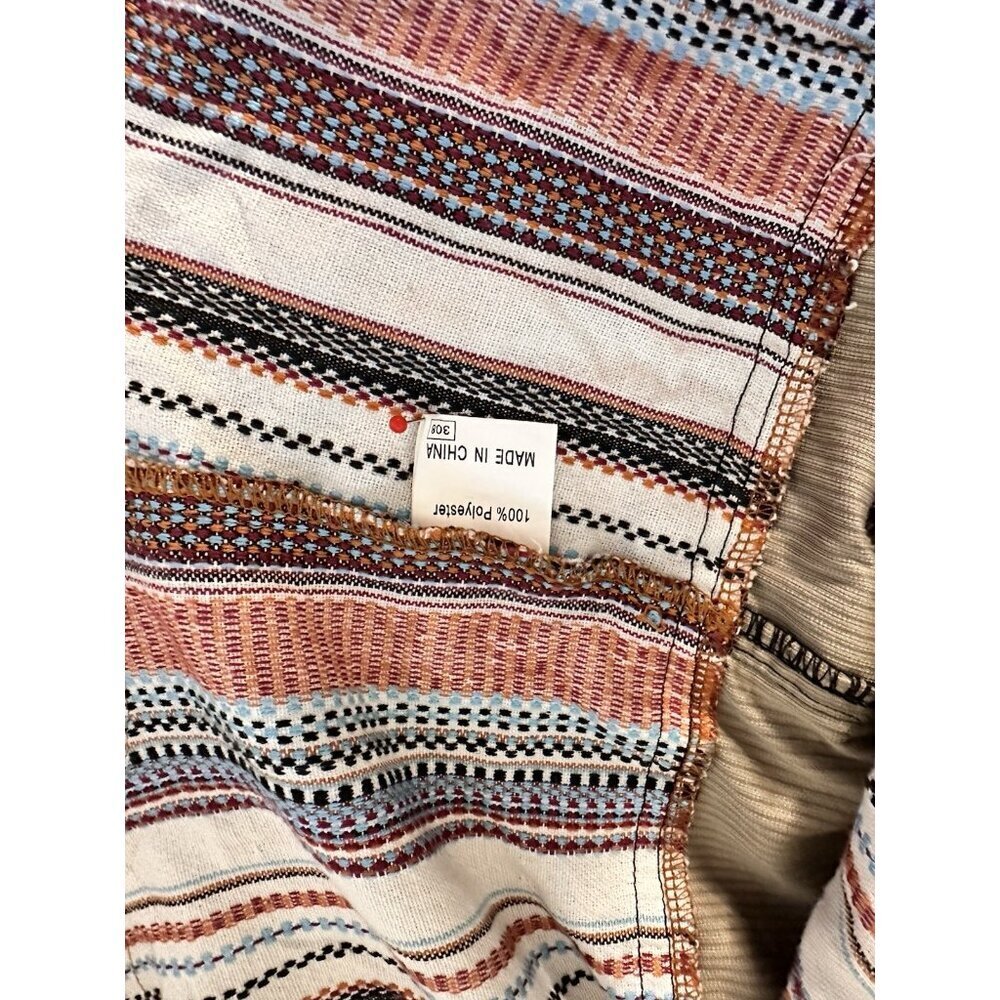 Yueary Womens Patchwork Stripe Contrast Corduroy JacketOlive Green Size XL NWOT‎ - Picture 8 of 10
